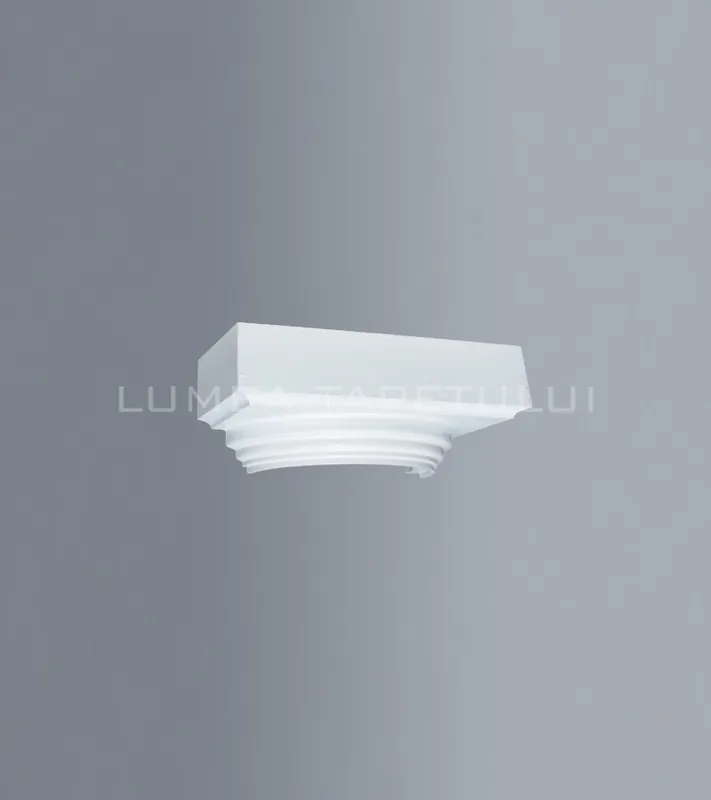 Reducere specială Capitel si baza pilastru sectiune din poliuretan dur 48.5 x 24.3 x 31 cm Bovelacci ClassicStyl CCOL3326