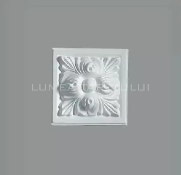 Discount Ornament pentru perete. tavan sau usi din poliuretan dur 9.5 x 9.5 x 5 cm Bovelacci ClassicStyl CP3588