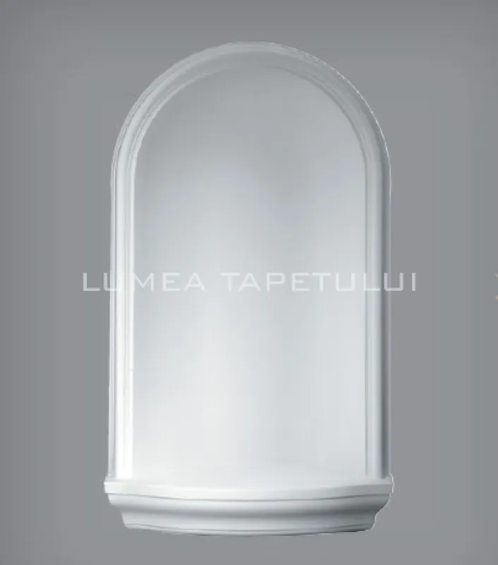 Nisa ornamentala pentru perete din poliuretan dur 45.5 x 77 x 20 cm Bovelacci ClassicStyl CN3001 Noutate