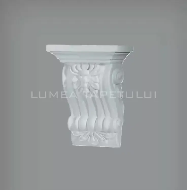 Discount Consola ornamentala pentru perete din poliuretan dur 10.5 x 14.5 x 7 cm Bovelacci ClassicStyl CM3823