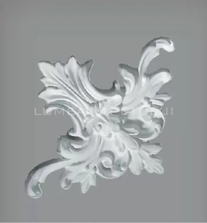 Ornament pentru perete sau tavan din poliuretan dur 24 x 18 x 2 cm Bovelacci ClassicStyl CF3652 Preț mic