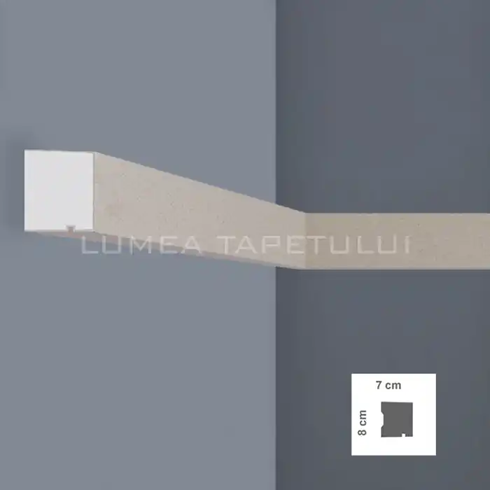 Profil decorativ pentru exterior 7 x 8 x 200 cm Bovelacci BF9014 Preț mic