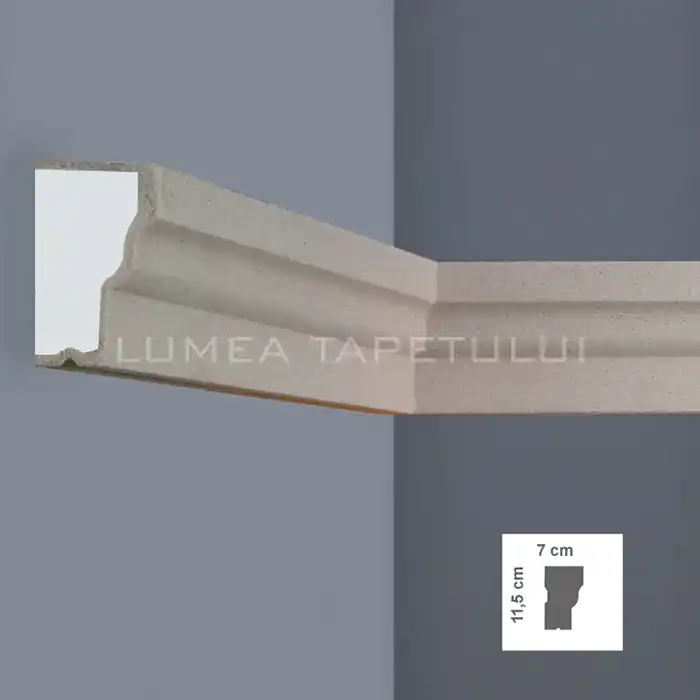 Reducere extra Profil decorativ pentru exterior 7 x 11.5 x 200 cm Bovelacci BF9011
