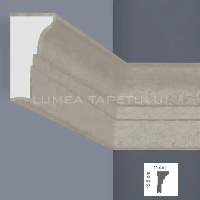 Preț redus Profil decorativ pentru exterior 11 x 19.5 x 200 cm Bovelacci BF9002