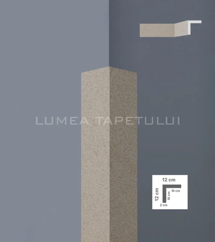 Ofertă limitată Profil decorativ pentru exterior 12 x 12 x 200 cm Bovelacci BP9010