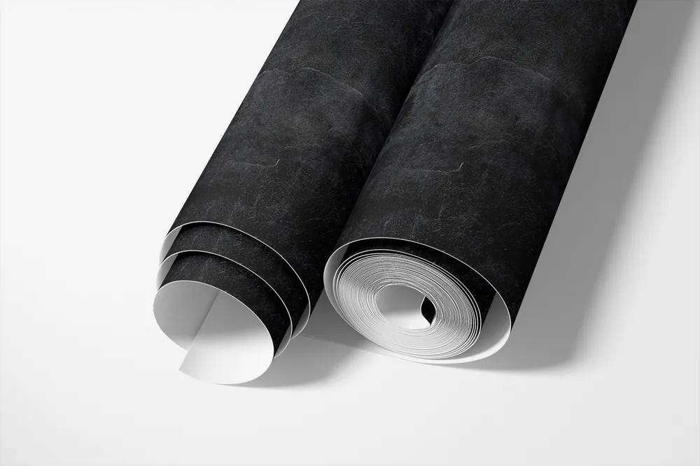 Preferatul clienților Tapet autoadeziv, furnir pentru mobilă, folie imitație beton negru pentru dormitor birou bucătărie 10m x 0,5m