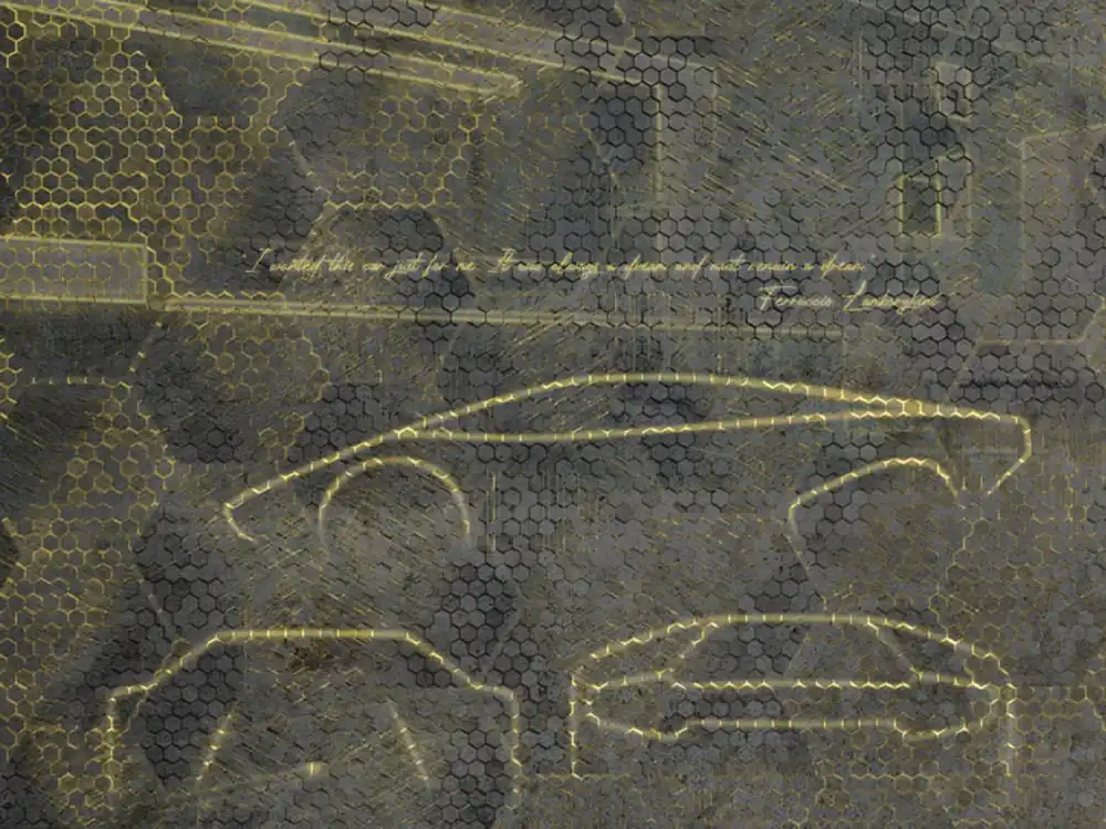 Tapet Zambaiti colectia Lamborghini 2 panel cod Z90057 Calitate înaltă