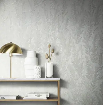 Tapet Marburg floral vintage extralavabil, gri, argintiu, alb, Natural Opulence 33214 Plată sigură