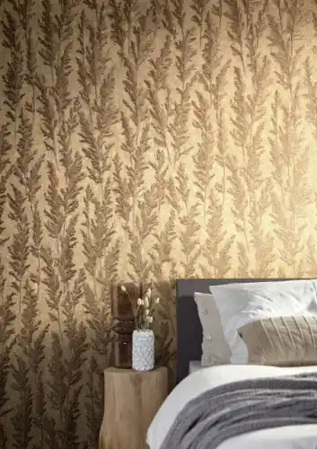 Retur gratuit Tapet Marburg floral vintage extralavabil, aur, cupru, maro, Natural Opulence 33208