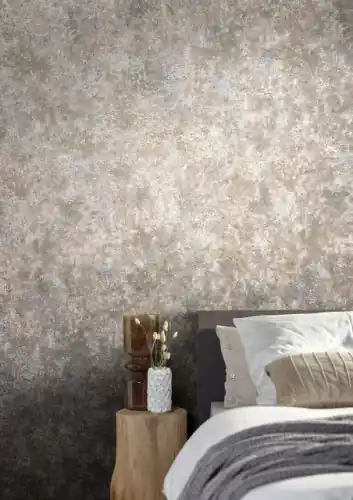 Vezi acum Tapet Marburg model perete de piatra, maro, cupru, Natural Opulence 33201