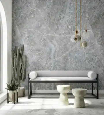 Tapet abstract gri, living, hol Nu rata