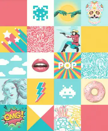 Promoție Tapet copii, model, pop art, My Kingdom, M53210