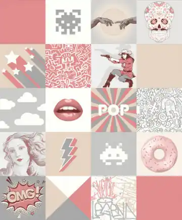 Doar azi Tapet copii, model, pop art, My Kingdom, M53203