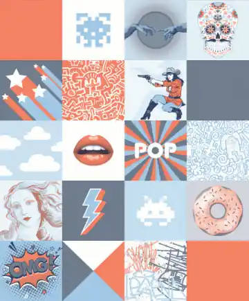 Nu rata Tapet copii, model, pop art, My Kingdom, M53201