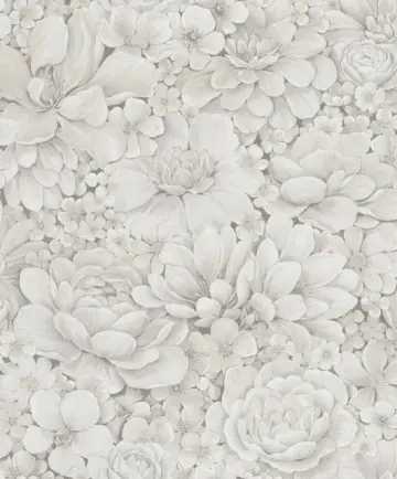 Tapet floral,crem,bej,dormitor Preferatul clienților