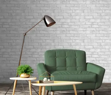 Reducere extra Tapet caramida rustic lavabil, gri