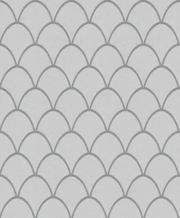 Cumpără online Tapet modern, geometric, gri, argintiu, sclipici fin