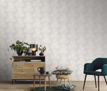 Livrare rapidă Tapet modern, geometric, gri, bej, living, birou