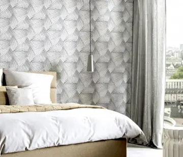 Tapet modern, geometric, gri, auriu, dormitor, living, birou Preț redus