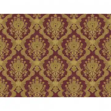 Retur ușor Tapet superlavabil baroc floral cu model clasic, elegant pentru dormitor