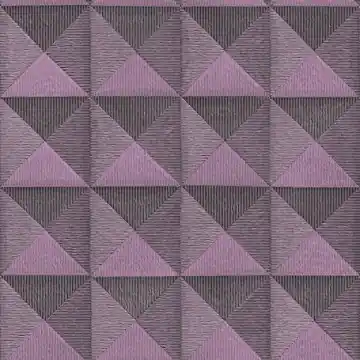 Tapet superlavabil 3D triunghiuri in patrate egale repetitive Livrare rapidă