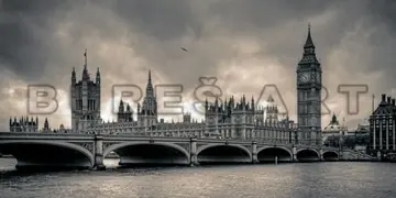 Cel mai vândut Tablou ‘‘Priveliste din Londra‘‘ inramat