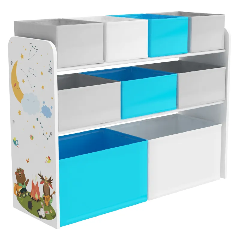 Organizator / raft pentru jucării, multicolor / model, DARLING TYPE 2 Reducere specială