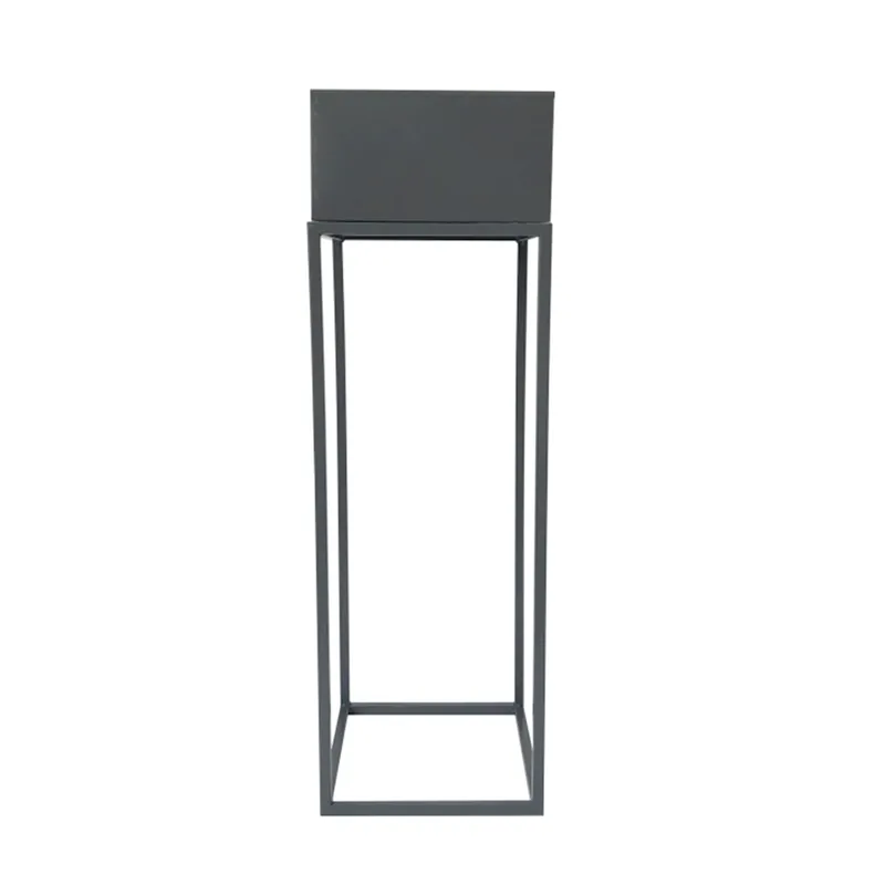 Bestseller Ghiveci de flori din metal multifuncţional, gri închis, INDIZE TYP 1 WL4211