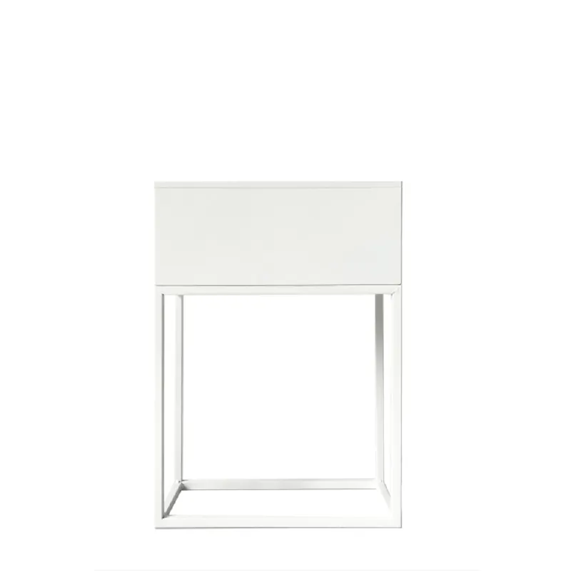 Ghiveci de flori din metal multifuncţional, alb, INDIZE TYP 2 WL4214 Cel mai bun preț