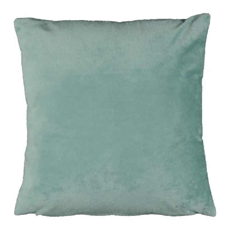 Pernă, material textil de catifea mentă, 45x45, ALITA TIPUL 10 Reducere specială