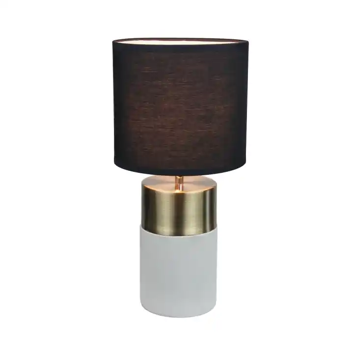Lampă de masă, gri deschis/negru, QENNY TYPUL 20 Premium