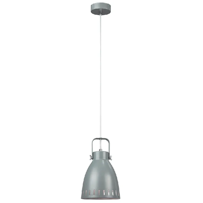 Lampă suspendată, gri / metal, AIDEN TIP 3 Reducere extra
