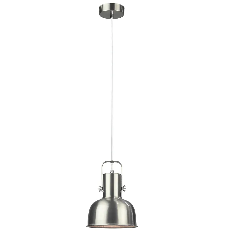 Ultima șansă Lampă suspendată în stil retro, metal, nichel mat, AVIER TIP 3