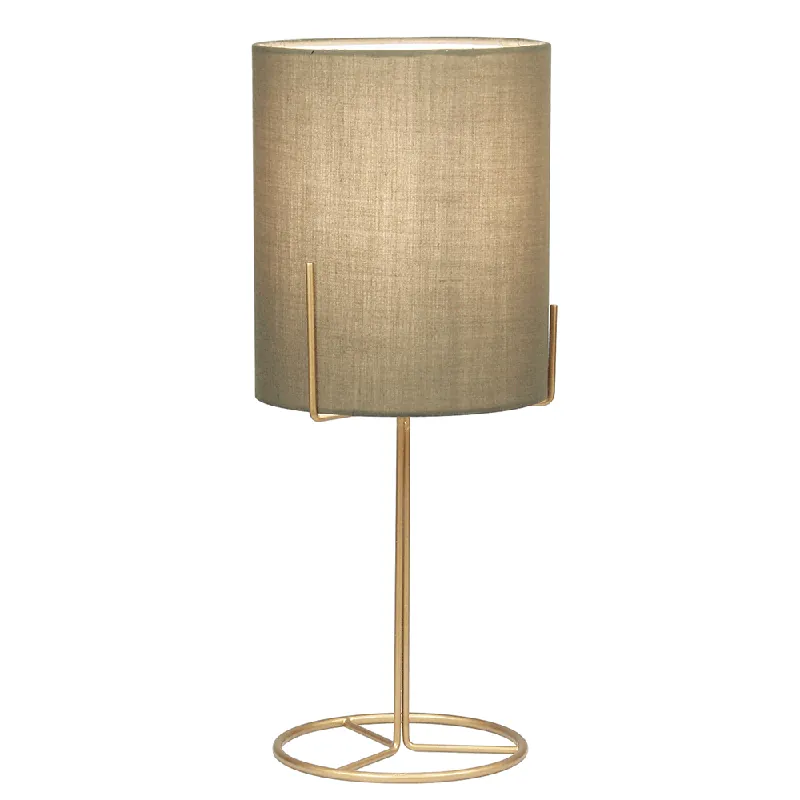 Ofertă limitată Lampă de masă, metal / gri-maro, ANELE