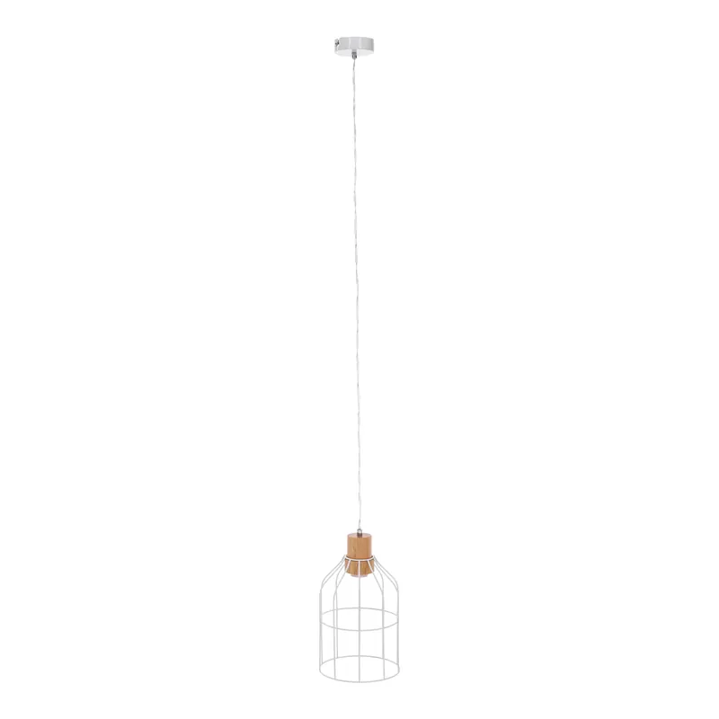 Reduceri Lampă suspendată, albă / metalică, ASTOK