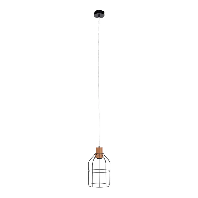 Super ofertă Lampă suspendată, neagră / metalică, ASTOK