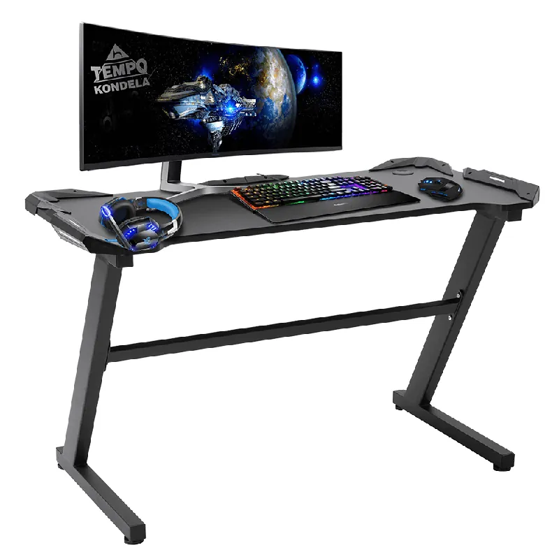 Cel mai vândut Birou PC/birou gaming, negru, JADIS