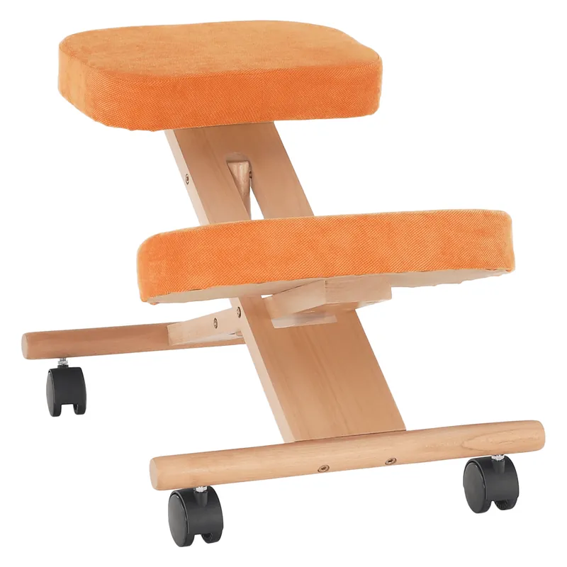 Scaun ergonomic, portocale/ fag, FLONET Cel mai bun preț
