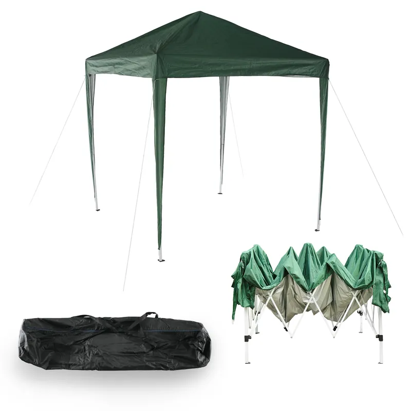 Livrare expres Pavilion de grădină pliabil, verde, 2x2 m, TREKAN TIP 1