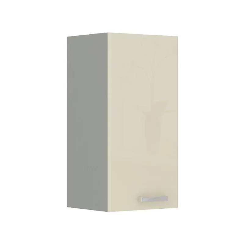 Livrare expres Dulap superior, crem extra lucios, PRADO 40 G-72 1F