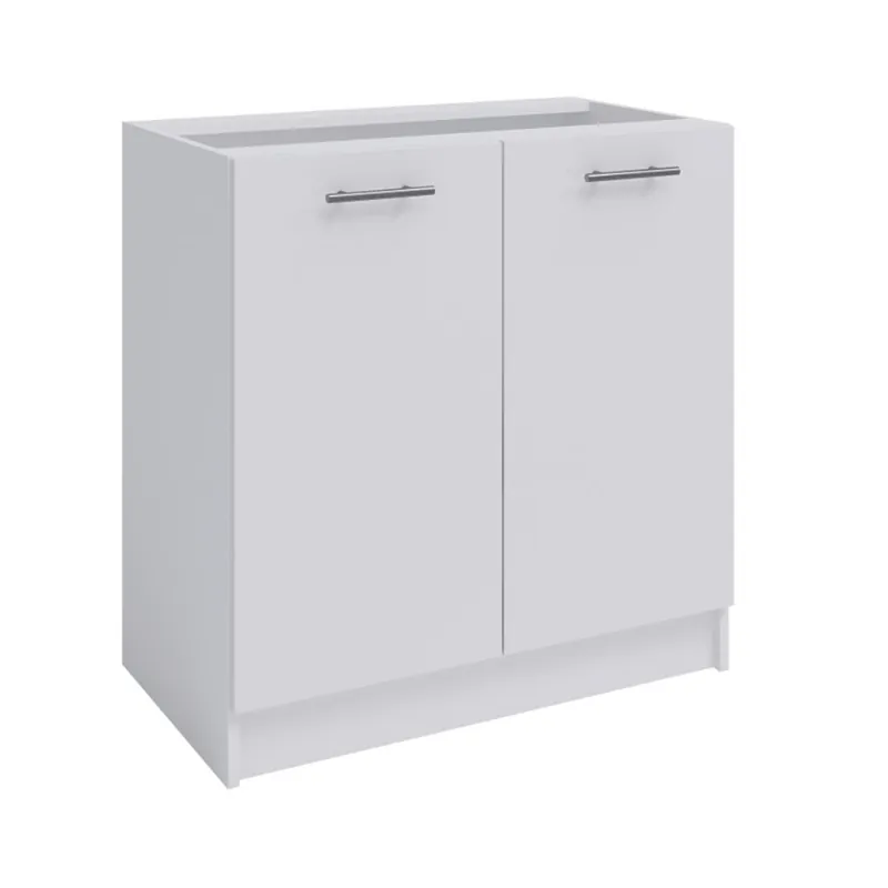 Reducere extra Dulap inferior cu două uşi, alb, FABIANA S80