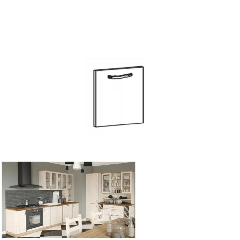 Ofertă limitată Uşă pentru maşina de spălat vase, 59,6x71,3, pin nordic, ROYAL