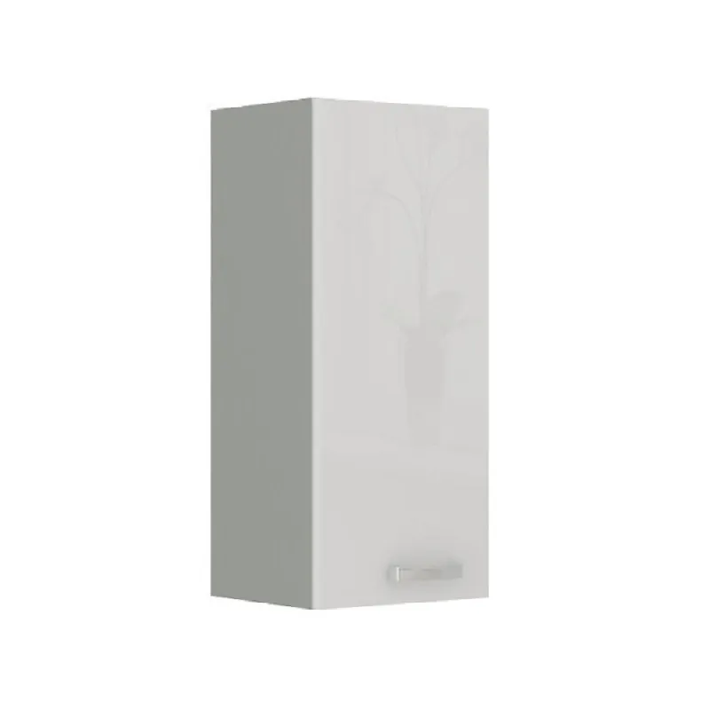 Calitate înaltă Dulap superior, alb extra lucios, PRADO 30 G-72