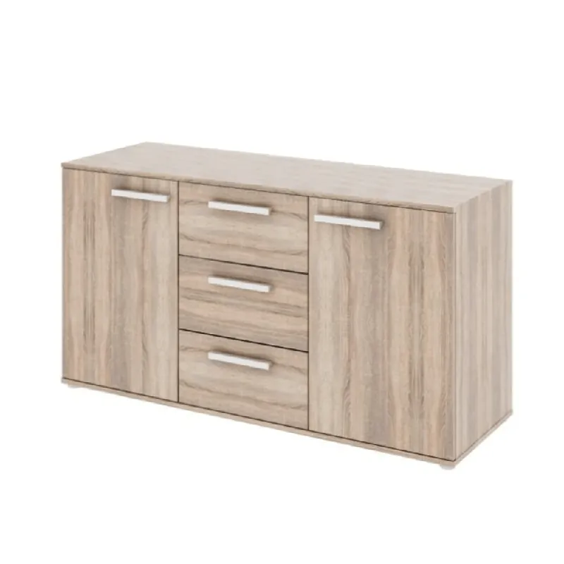 Popular Comodă, DTD laminat, stejar sonoma, DUNAJ TIPUL11