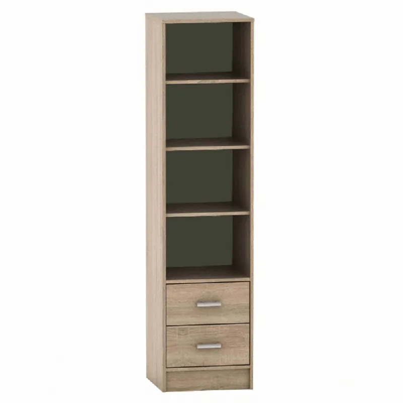 Cumpără acum Etajeră cu rafturi şi sertare, stejar sonoma, BETTY 4 BE04-011-00