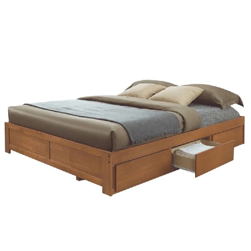 Livrare expres Pat, stejar, 160x200, SIRUS