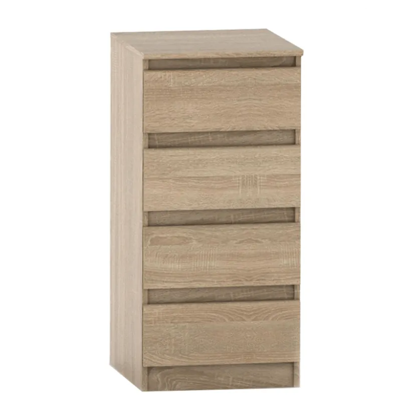 Comodă cu 4 sertare, stejar sonoma, HANY NEW 009 Calitate înaltă