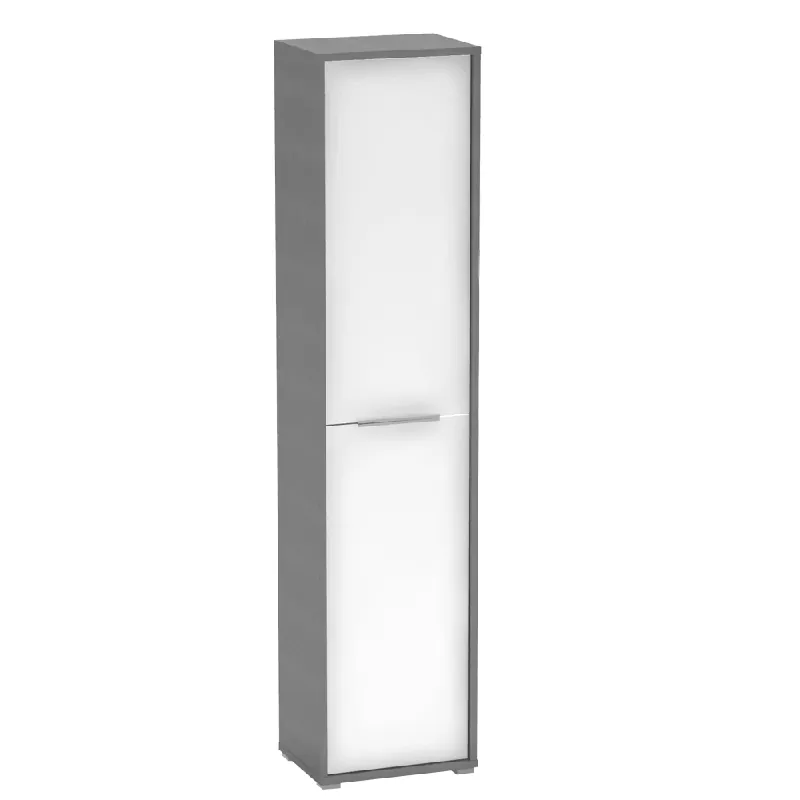 Reducere extra Dulap înalt cu poliţe, grafit/alb, RIOMA NEW TYP 06