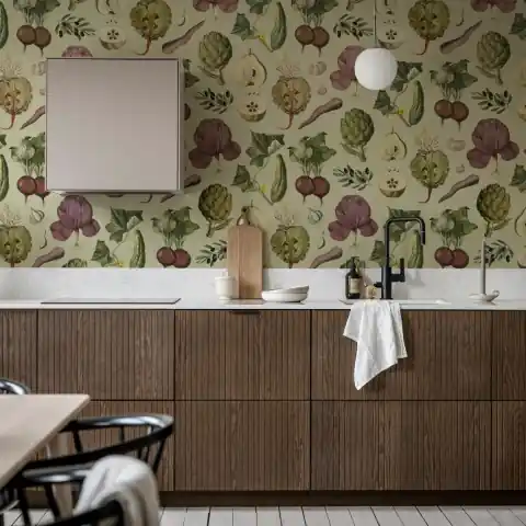 Doar azi Fototapet, Vintage Greens, Beige, Rebel Walls