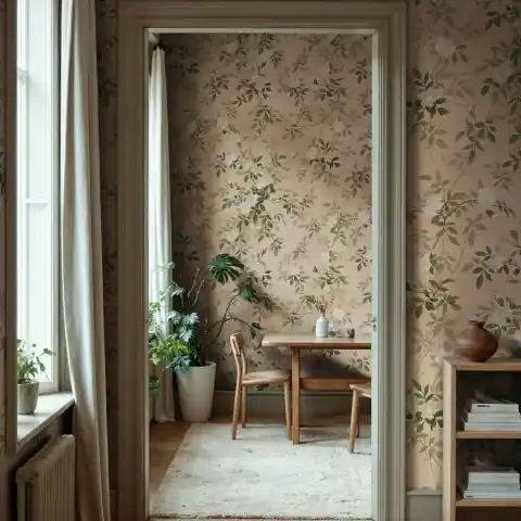 Fototapet, Wildflower Vista, Peach, Rebel Walls Lichidare de stoc